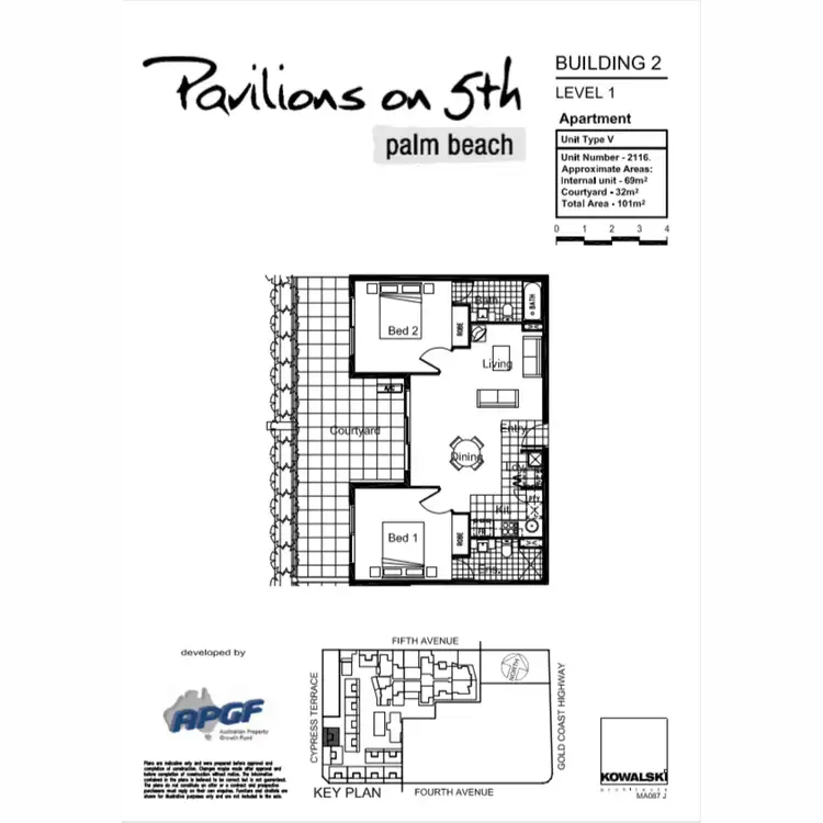 Floorplan of Homely unit listing, 2116/10 Fifth Avenue, Palm Beach QLD 4221