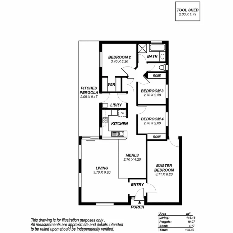 Floorplan of Homely house listing, 22 Librandi Street, Munno Para West SA 5115