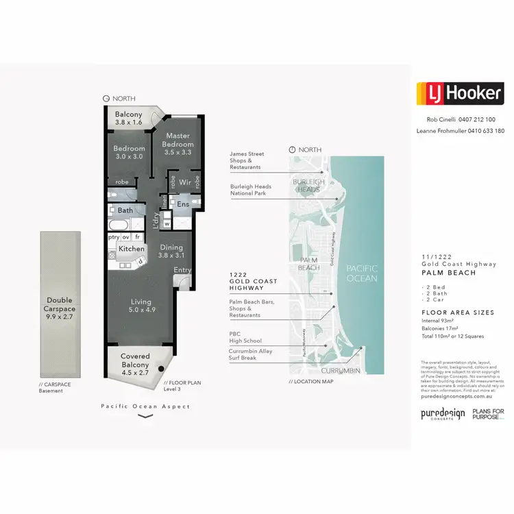 Floorplan of Homely unit listing, 11/1222 Gold Coast Highway, Palm Beach QLD 4221