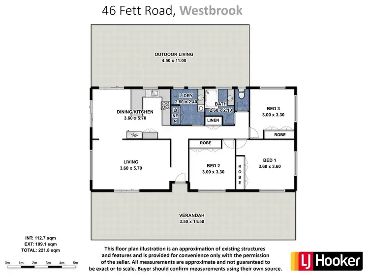 Floorplan of Homely rural property listing, 46 Fett Road, Westbrook QLD 4350