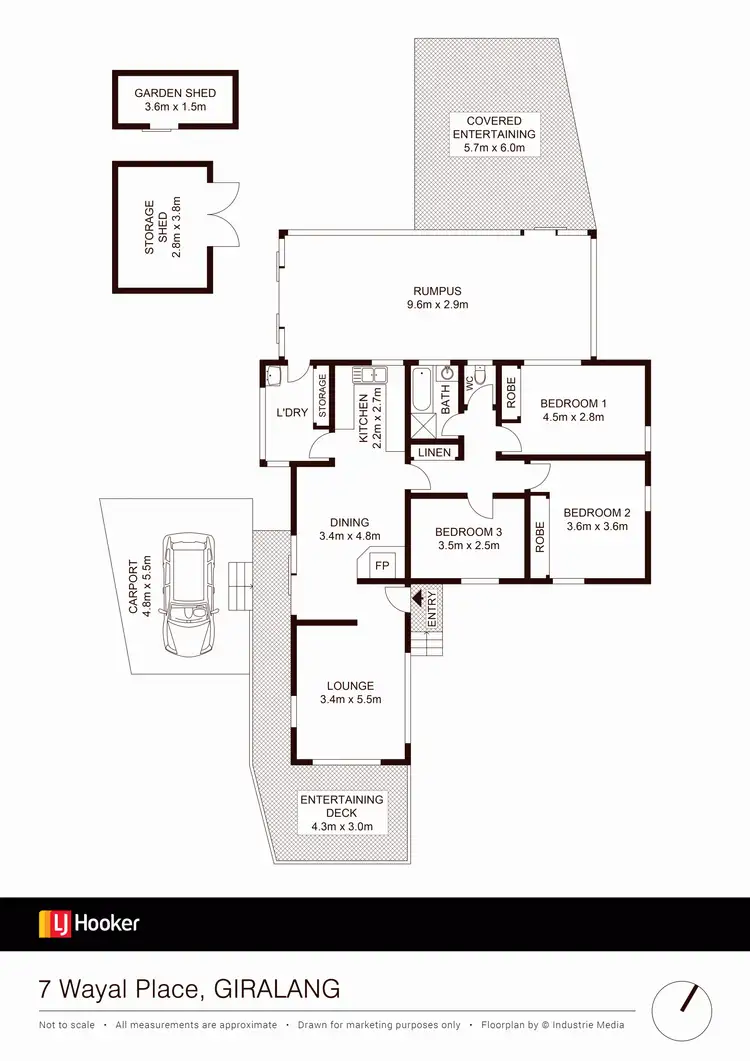 Floorplan of Homely house listing, 7 Wayal Place, Giralang ACT 2617