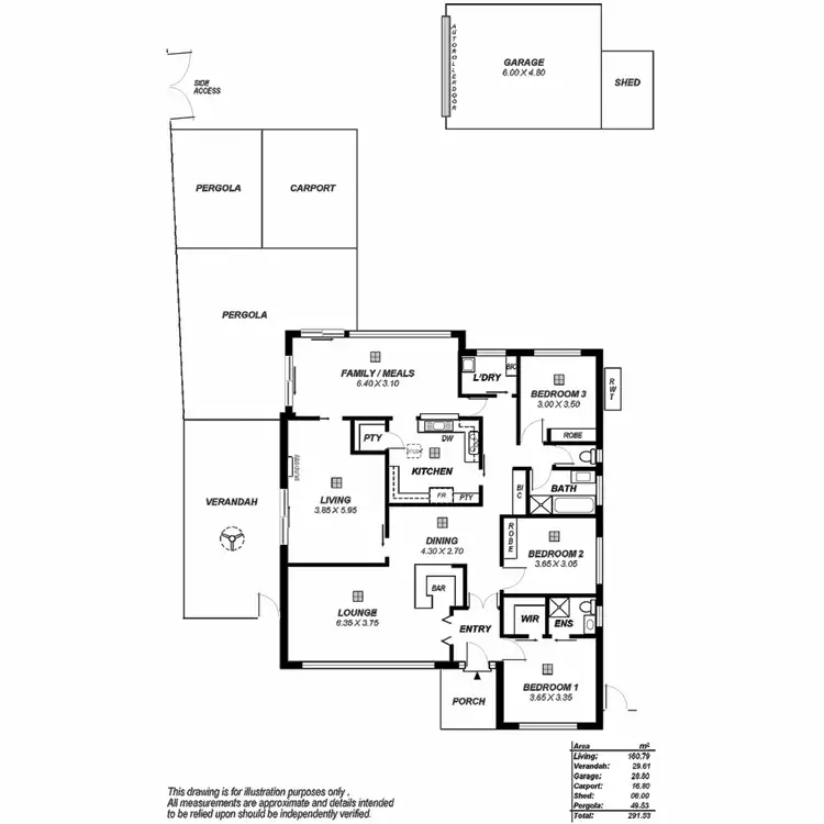 Floorplan of Homely house listing, 83 Whiting Road, St Agnes SA 5097