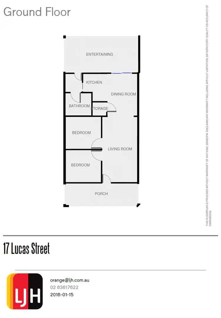 Floorplan of Homely house listing, 17 Lucas Street, Orange NSW 2800