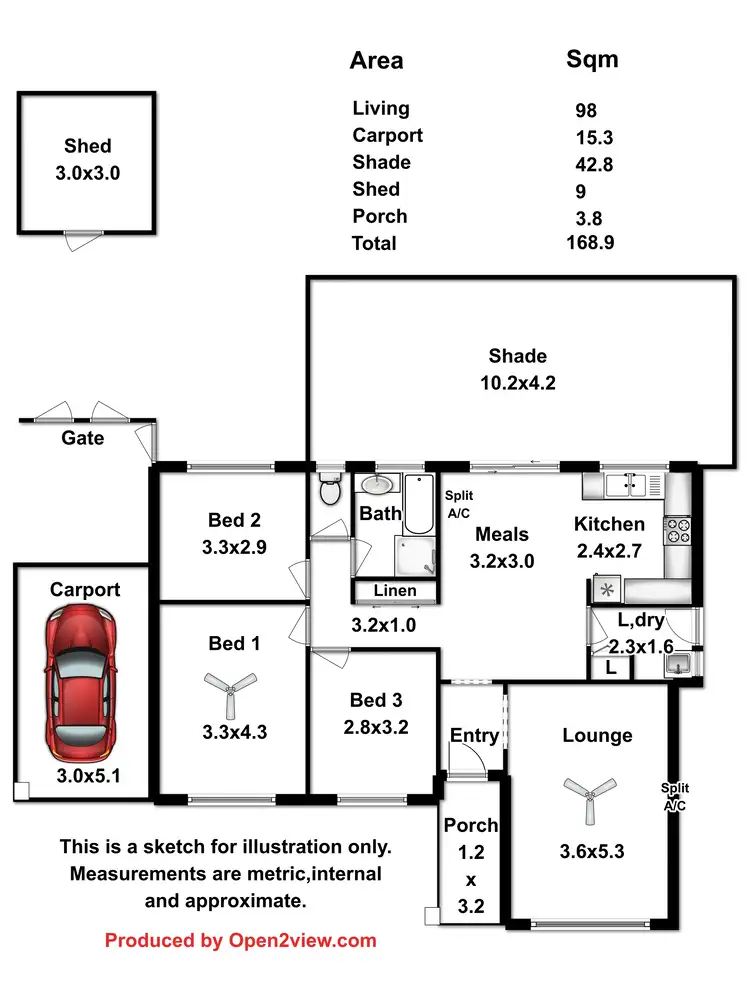 Floorplan of Homely house listing, 290 Waterloo Corner Road, Paralowie SA 5108