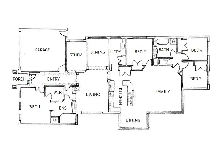 Floorplan of Homely house listing, 10 Sassari Court, Point Cook VIC 3030