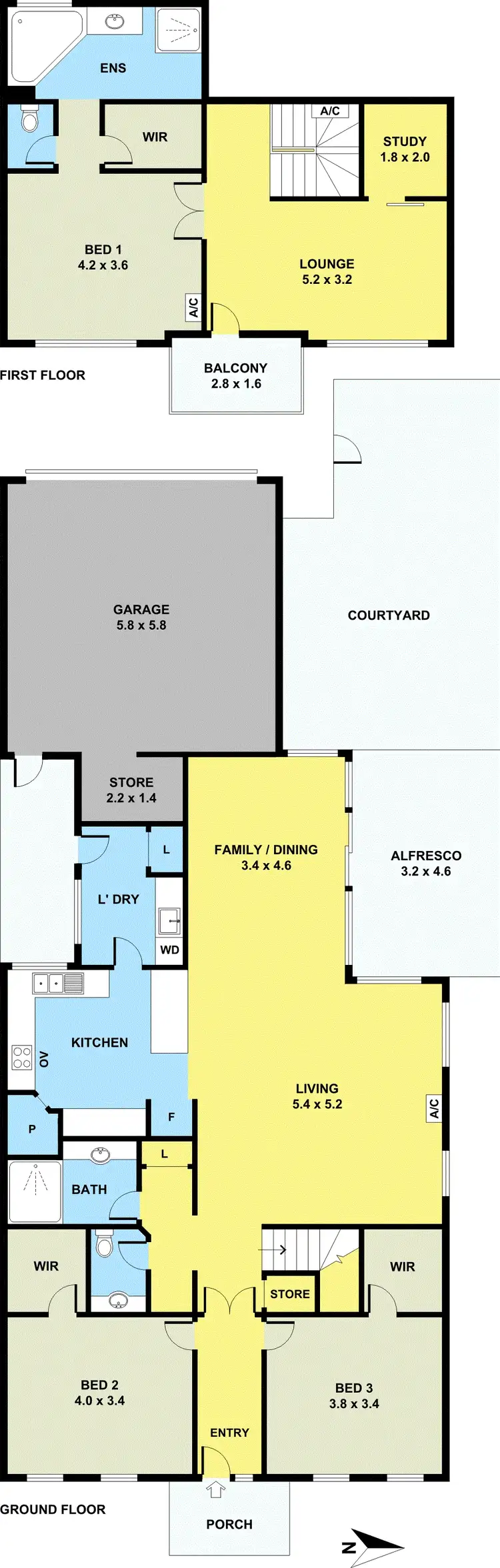 Floorplan of Homely house listing, 27 Thornbill Meander, Joondalup WA 6027