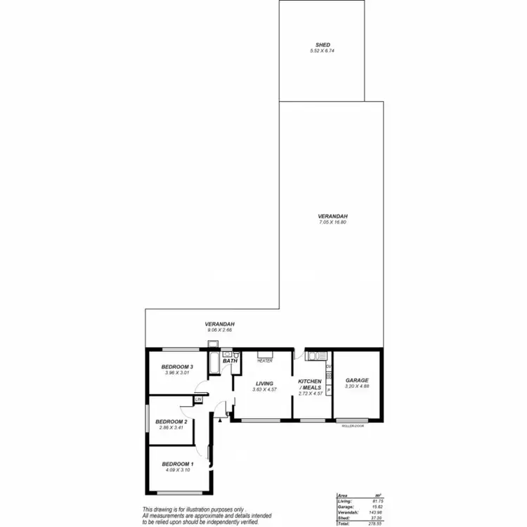 Floorplan of Homely house listing, 36 Charmaine Avenue, Para Vista SA 5093