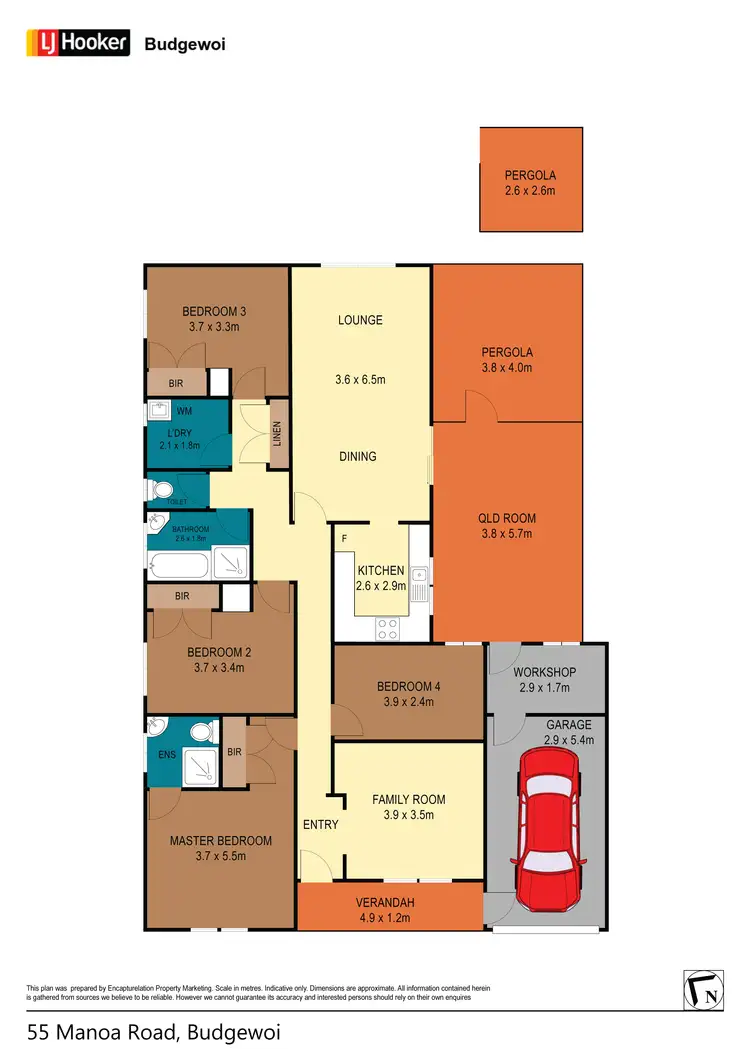 Floorplan of Homely house listing, 55 Manoa Road, Budgewoi NSW 2262