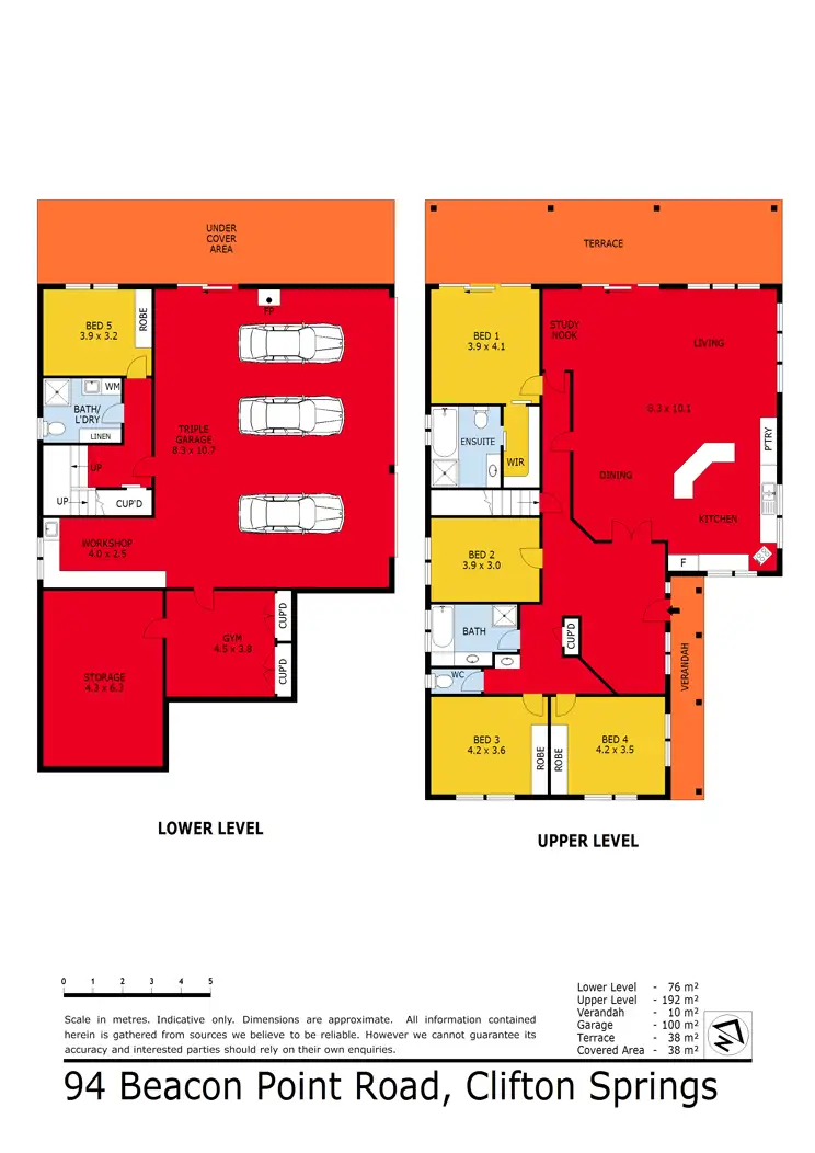 Floorplan of Homely house listing, 94 Beacon Point Road, Clifton Springs VIC 3222