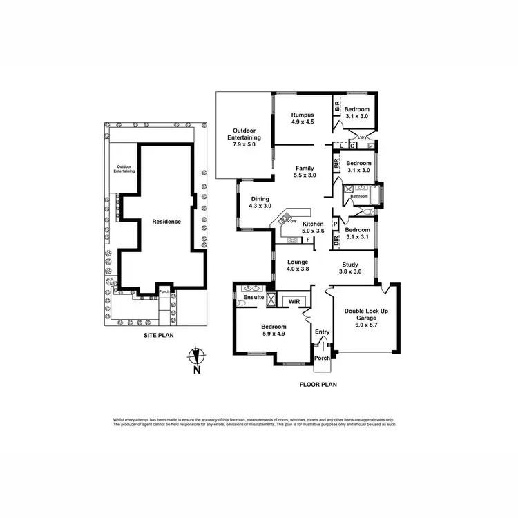 Floorplan of Homely house listing, 16 Baltimore Drive, Point Cook VIC 3030