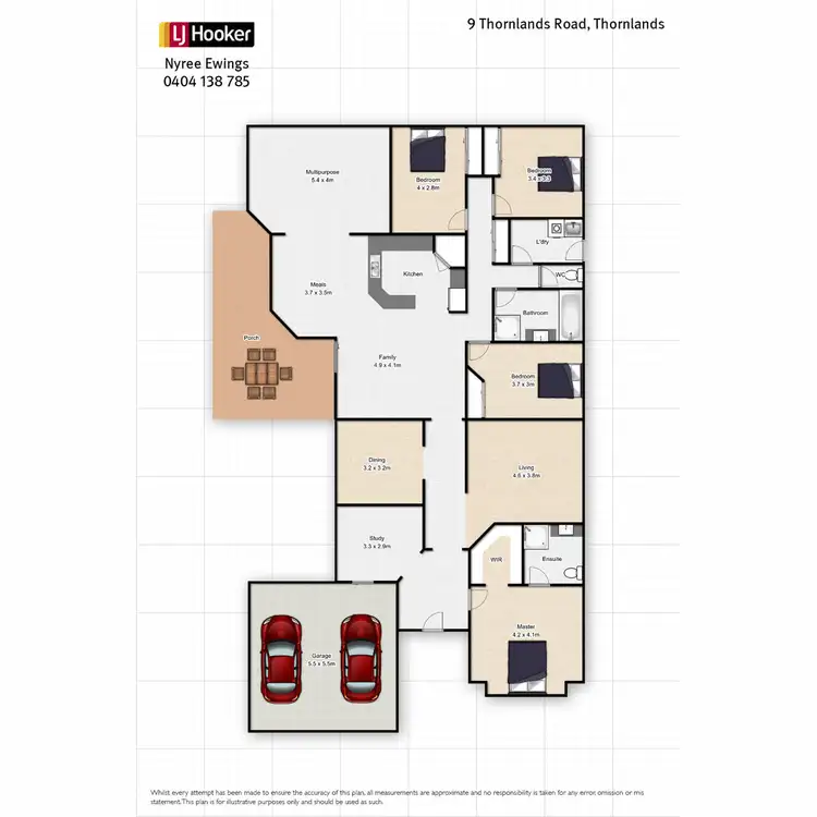 Floorplan of Homely house listing, 9 Thornlands Road, Thornlands QLD 4164