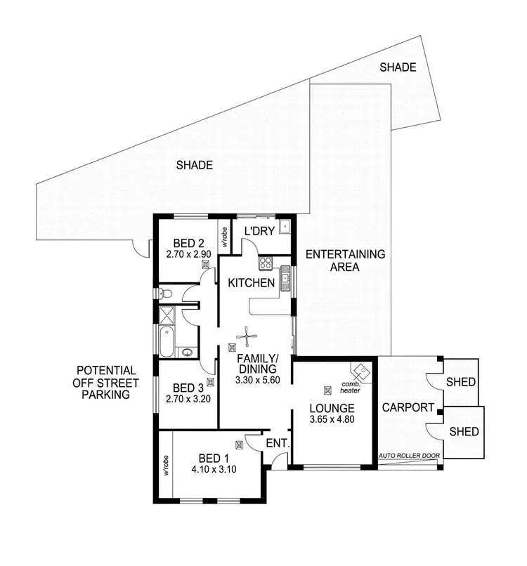Floorplan of Homely house listing, 5 Wyman Way, Woodcroft SA 5162