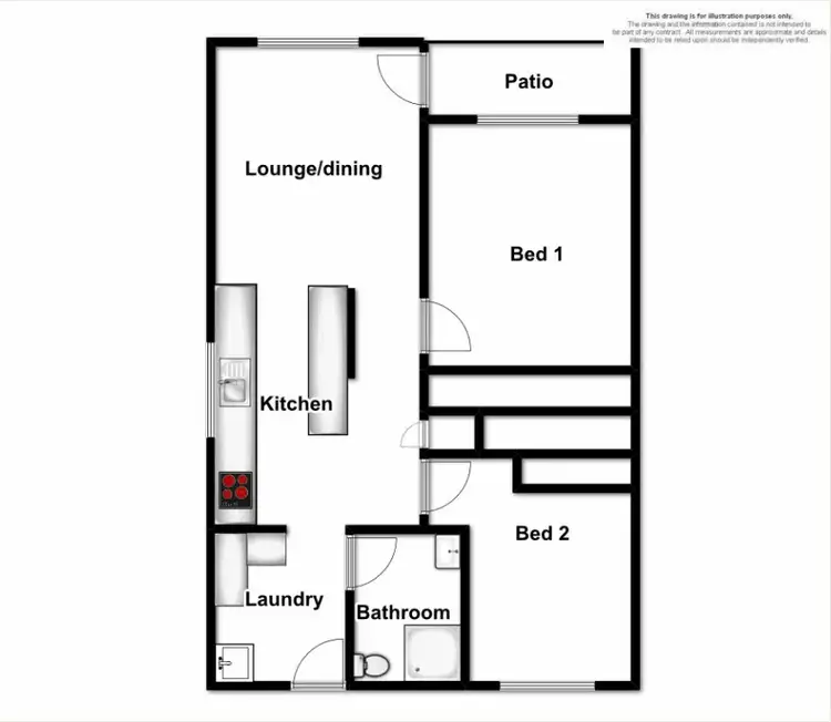 Floorplan of Homely house listing, 1/22 Marlyn Avenue, East Lismore NSW 2480