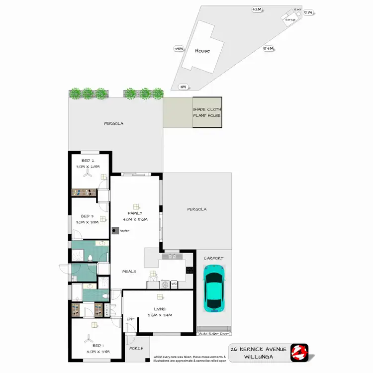 Floorplan of Homely house listing, 26 Kernick Avenue, Willunga SA 5172