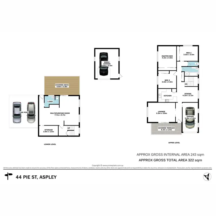 Floorplan of Homely house listing, 44 Pie Street, Aspley QLD 4034