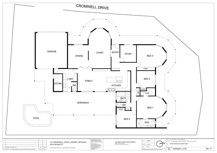 Floorplan of Homely house listing, 113 Cromwell Drive, Desert Springs NT 870