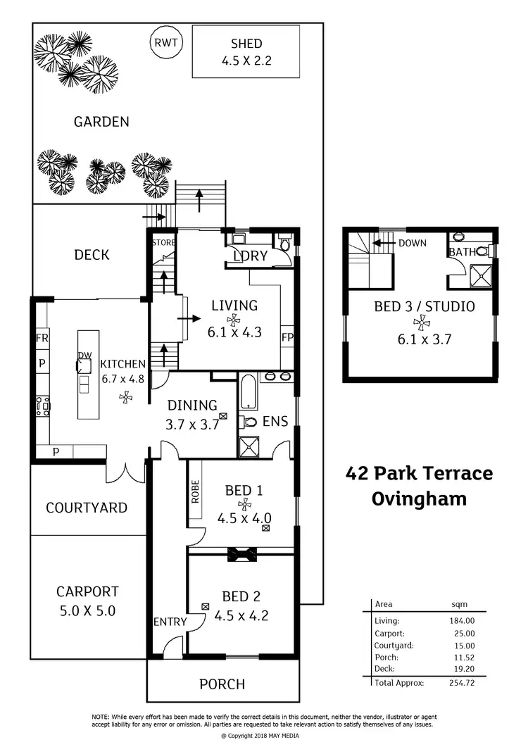 Floorplan of Homely house listing, 42 Park Terrace, Ovingham SA 5082