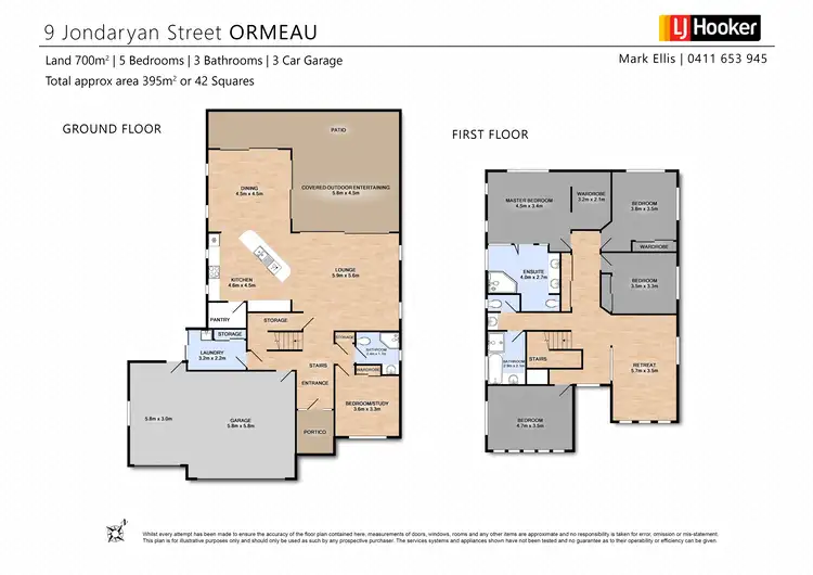 Floorplan of Homely house listing, 9 Jondaryan Street, Ormeau QLD 4208