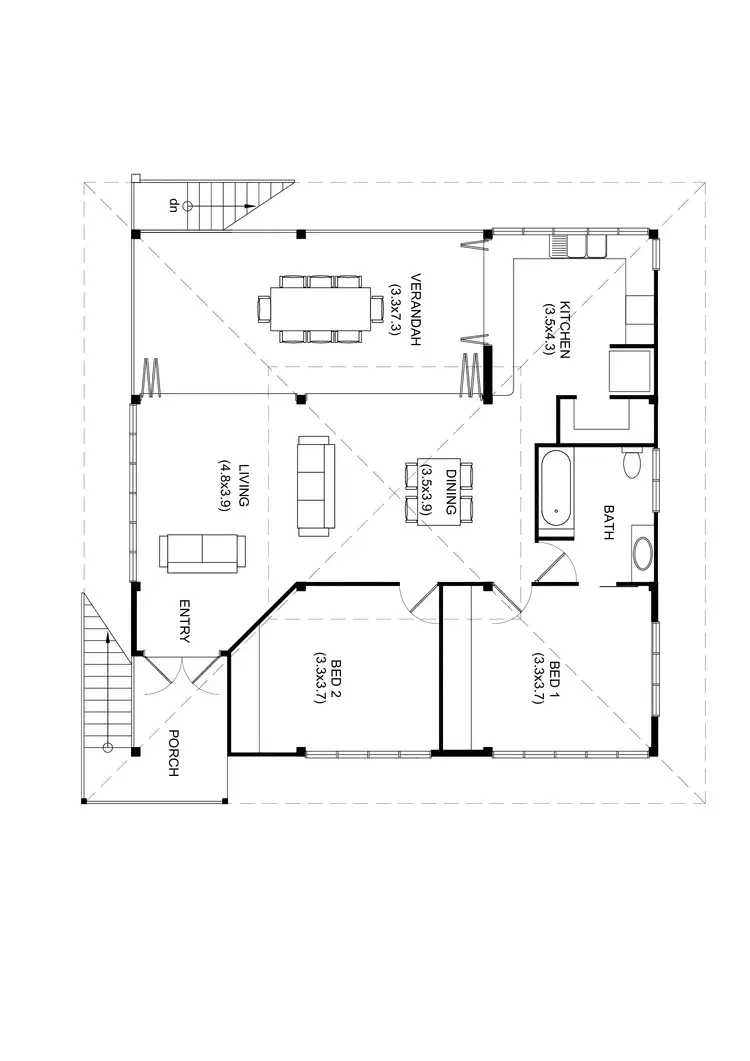 Floorplan of Homely house listing, 17 Everglades Street, Palm Cove QLD 4879