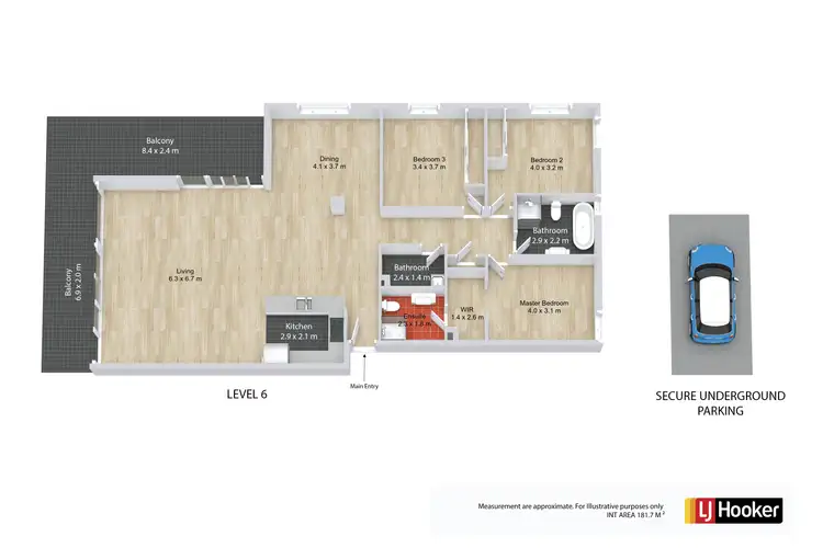 Floorplan of Homely unit listing, Unit 89/10-16 Castlereagh Street, Liverpool NSW 2170