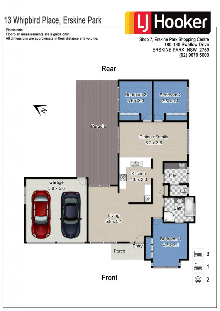 Floorplan of Homely house listing, 13 Whipbird Place, Erskine Park NSW 2759