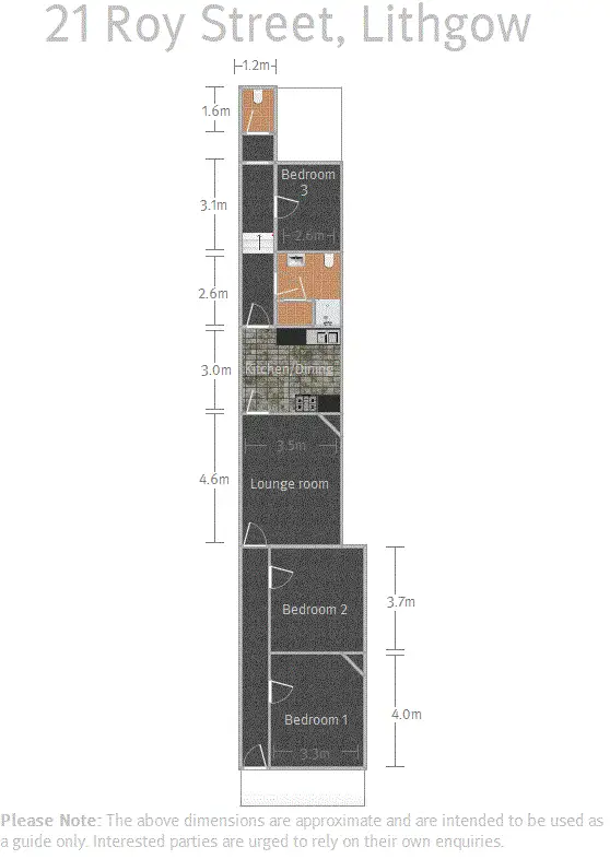 Floorplan of Homely house listing, 21 & 23 Roy Street, Lithgow NSW 2790
