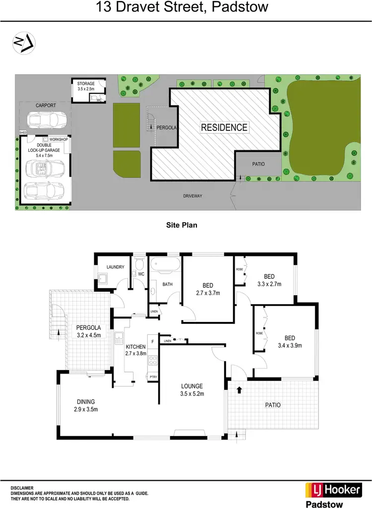 Floorplan of Homely house listing, 13 Dravet Street, Padstow NSW 2211