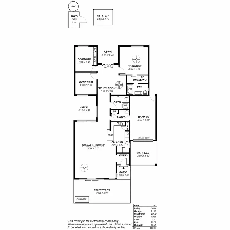 Floorplan of Homely house listing, 6A James Avenue, Victor Harbor SA 5211