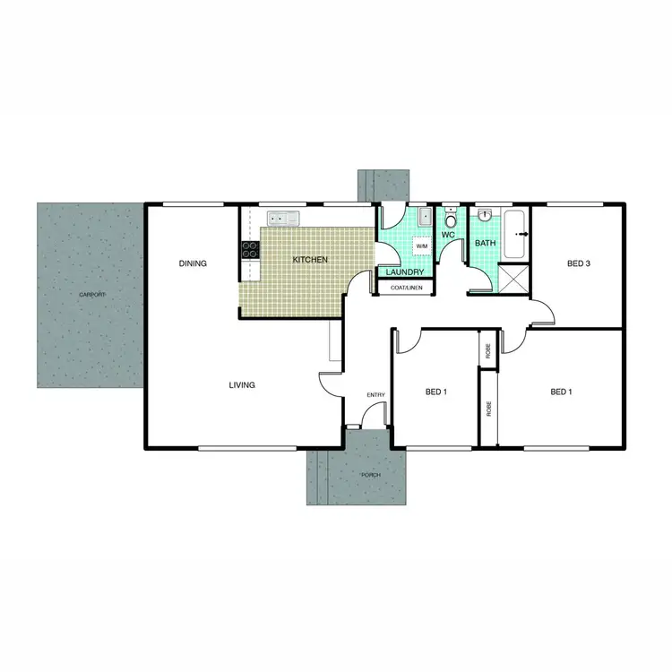 Floorplan of Homely house listing, 14 East Place, Kambah ACT 2902
