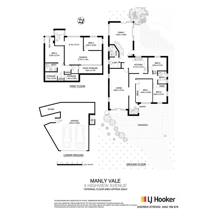 Floorplan of Homely house listing, 4 Highview Avenue, Manly Vale NSW 2093