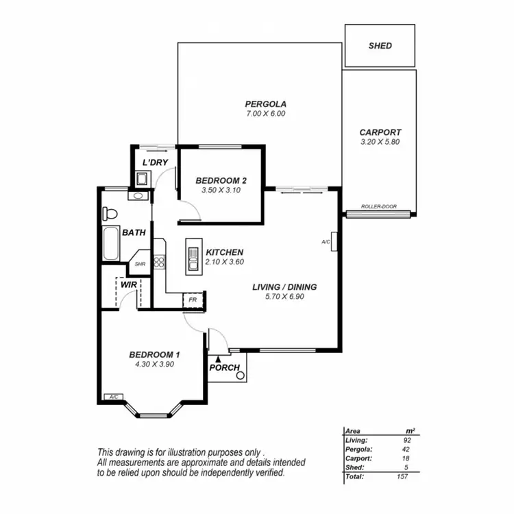 Floorplan of Homely house listing, 5/1 Balcombe Avenue, Findon SA 5023