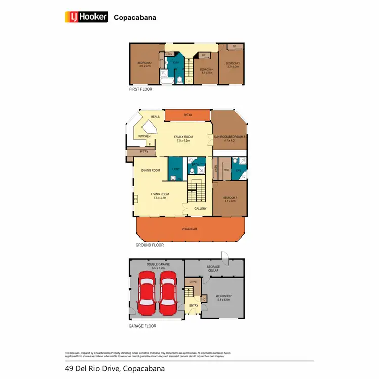 Floorplan of Homely house listing, 49 Del Rio Drive, Copacabana NSW 2251