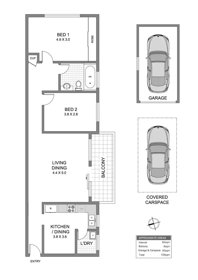 Floorplan of Homely apartment listing, 10/119 - 123 Regatta Road, Canada Bay NSW 2046