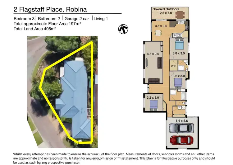 Floorplan of Homely house listing, 2 Flagstaff Place, Robina QLD 4226