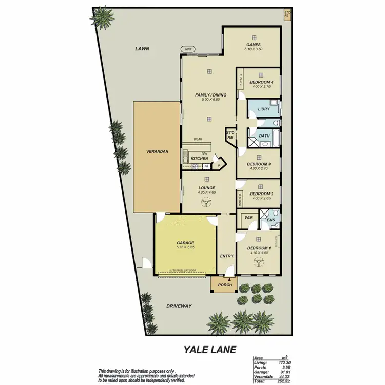 Floorplan of Homely house listing, 5 Yale Lane, Golden Grove SA 5125
