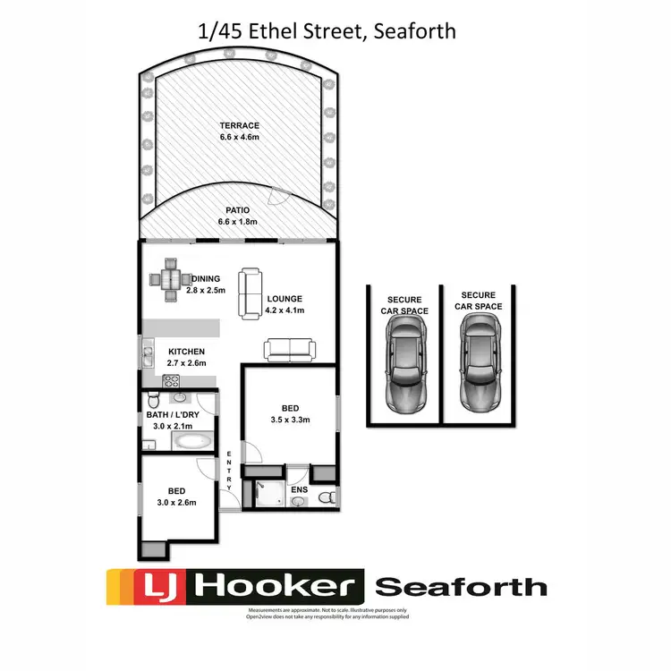 Floorplan of Homely apartment listing, 1/45 Ethel Street, Seaforth NSW 2092