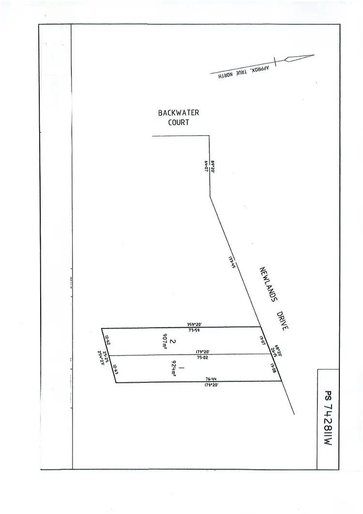 Floorplan of Homely land listing, 167A Newlands Drive, Paynesville VIC 3880