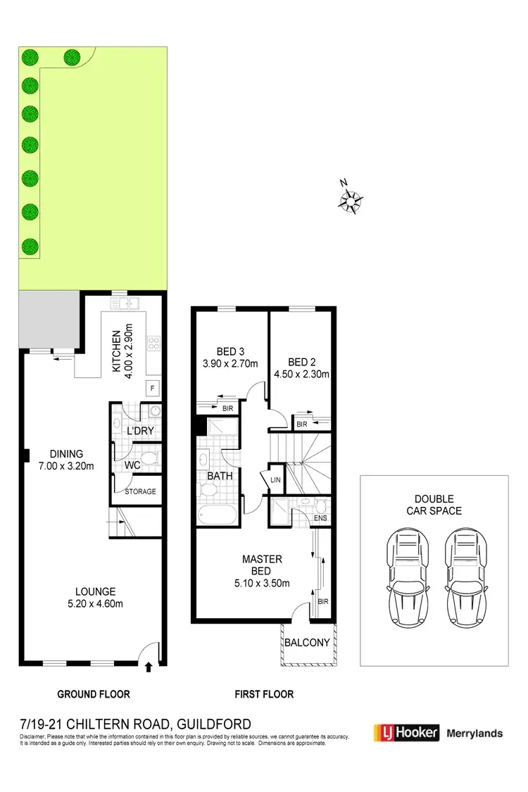 Floorplan of Homely townhouse listing, 7/19-21 Chiltern Rd, Guildford NSW 2161