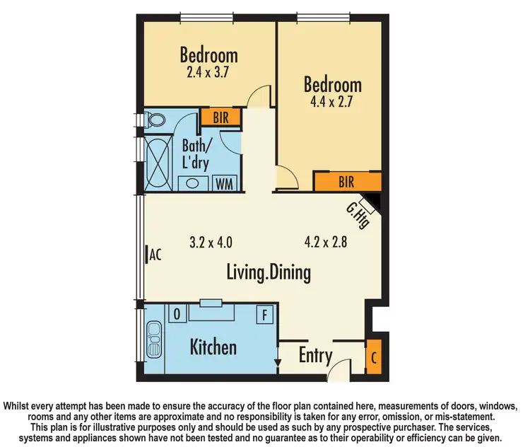 Floorplan of Homely unit listing, 18/5-7 Potter Street, Dandenong VIC 3175
