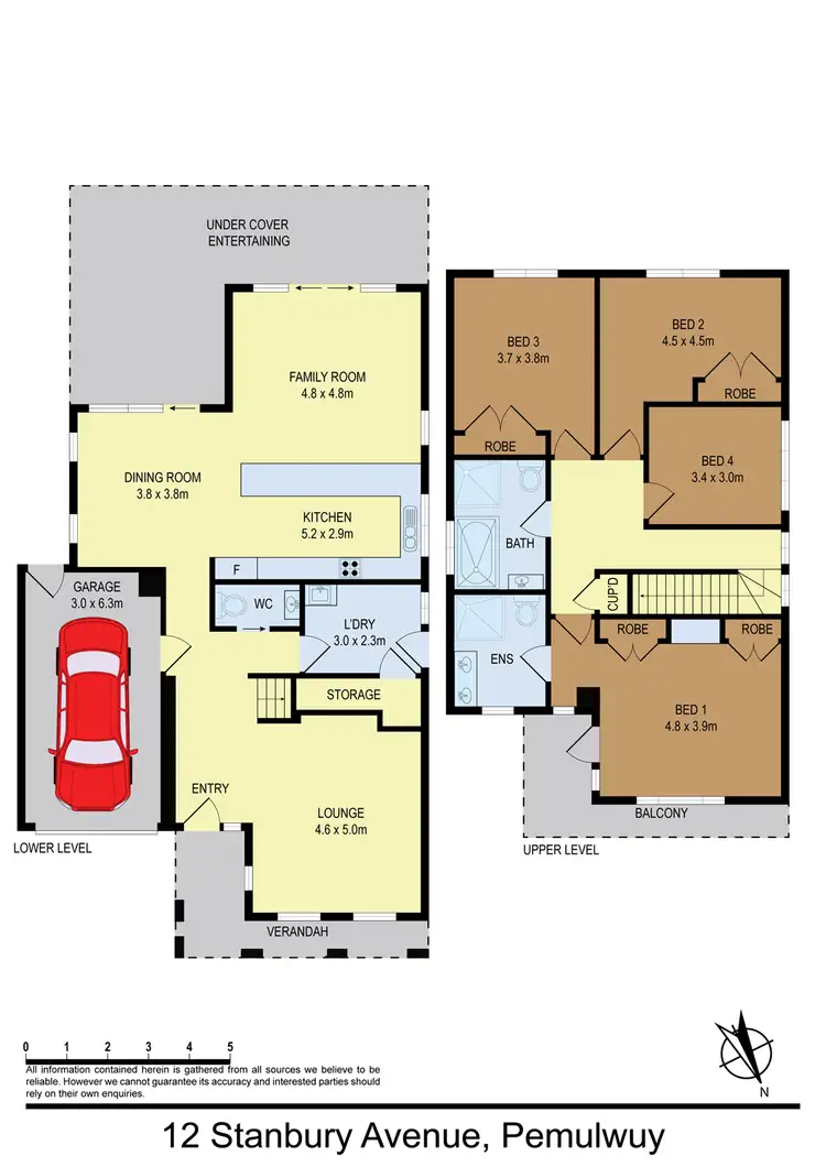 Floorplan of Homely house listing, 12 Stanbury Avenue, Pemulwuy NSW 2145