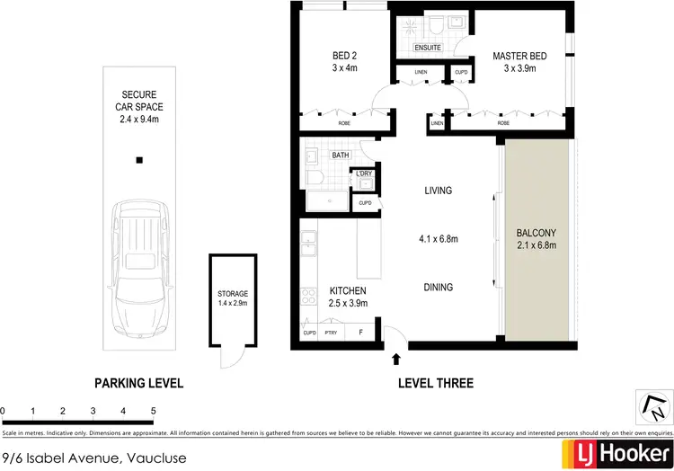 Floorplan of Homely apartment listing, 9/6 Isabel Avenue, Vaucluse NSW 2030
