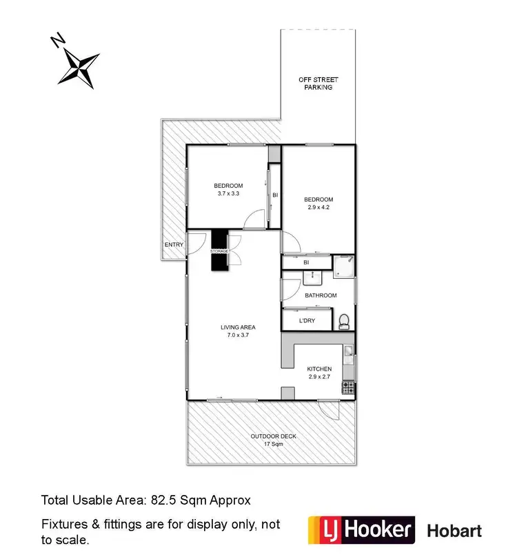 Floorplan of Homely unit listing, 3/8 Woolton Place, Sandy Bay TAS 7005