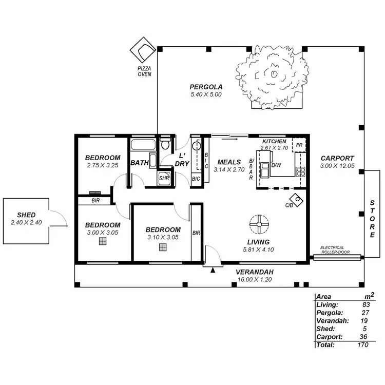 Floorplan of Homely house listing, 2A Davenport Terrace, Magill SA 5072