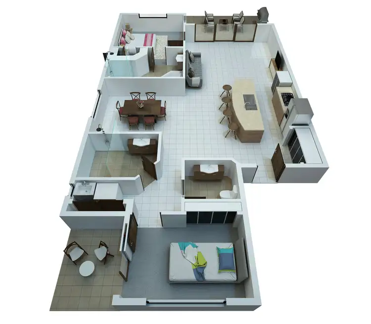 Floorplan of Homely unit listing, Apartment 1/77 Arlington esplanade, Clifton Beach QLD 4879