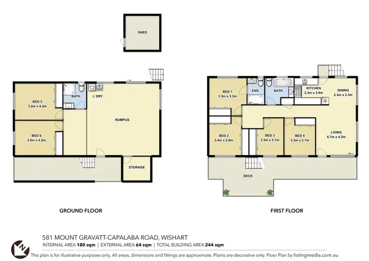 Floorplan of Homely house listing, 581 Mt Gravatt-Capalaba Road, Wishart QLD 4122