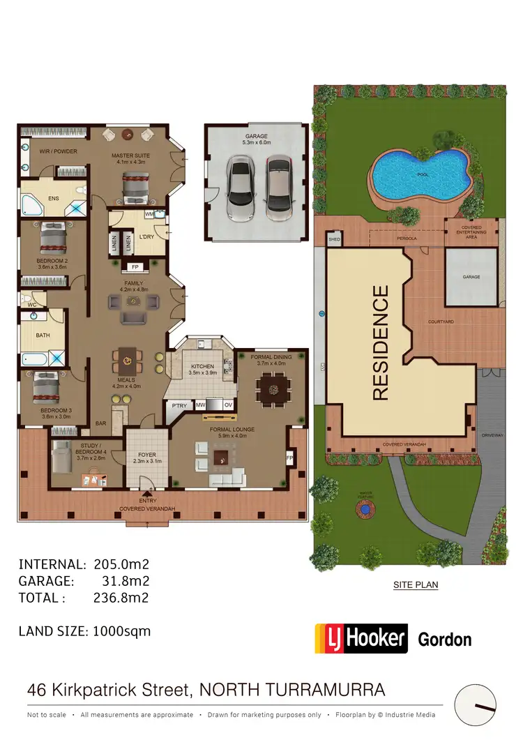 Floorplan of Homely house listing, 46 Kirkpatrick Street, Turramurra NSW 2074