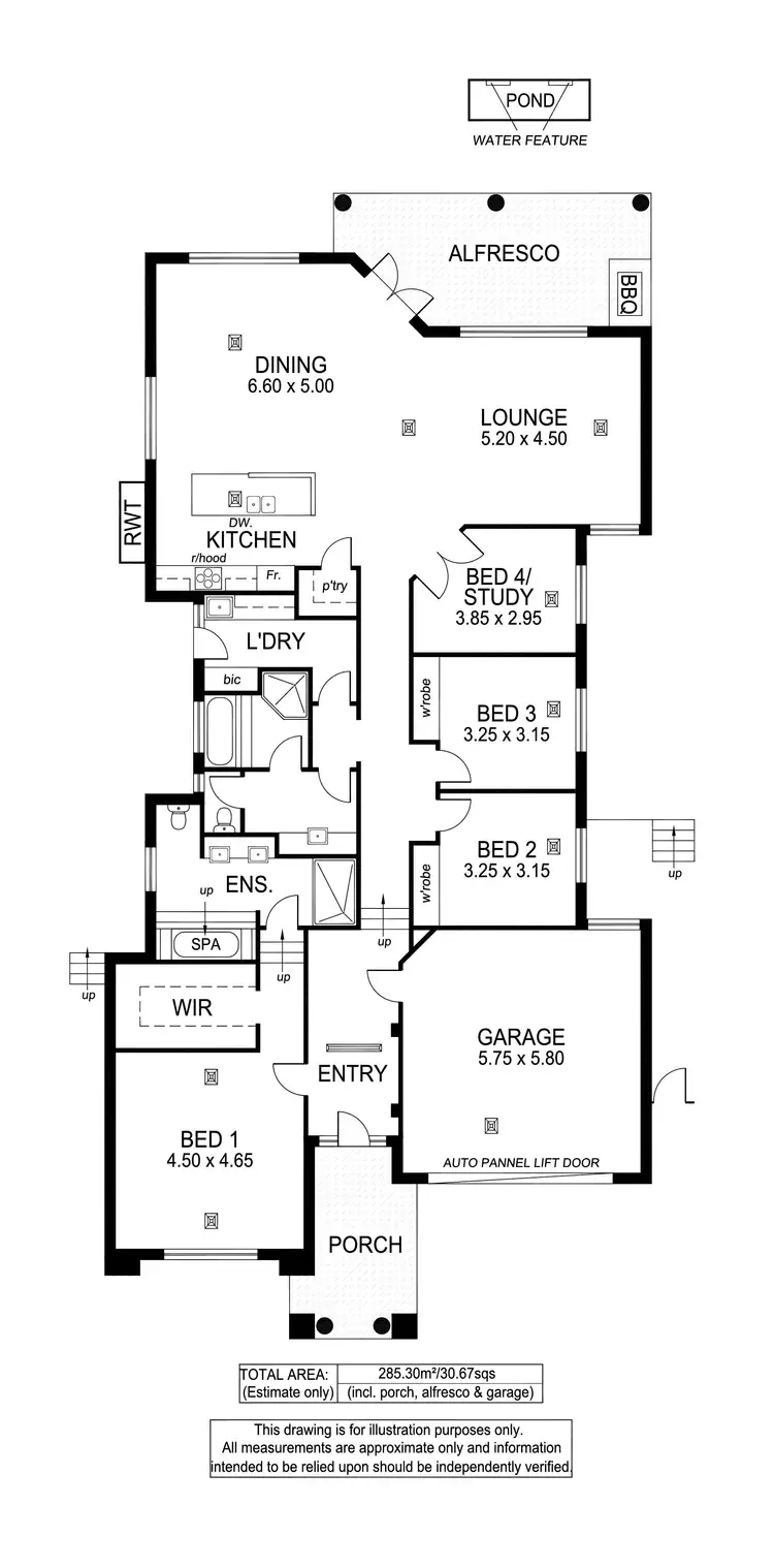 Floorplan of Homely house listing, 99 Highfield Drive, Craigburn Farm SA 5051