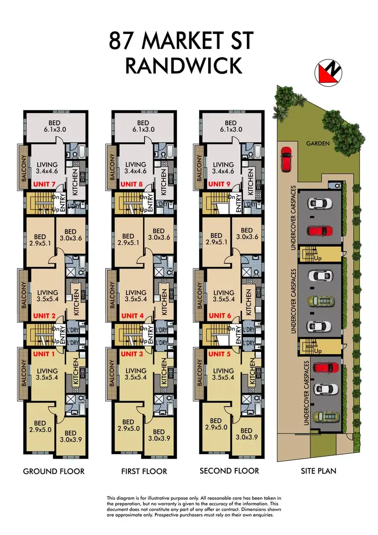 Floorplan of Homely block of units listing, 87 Market Street, Randwick NSW 2031