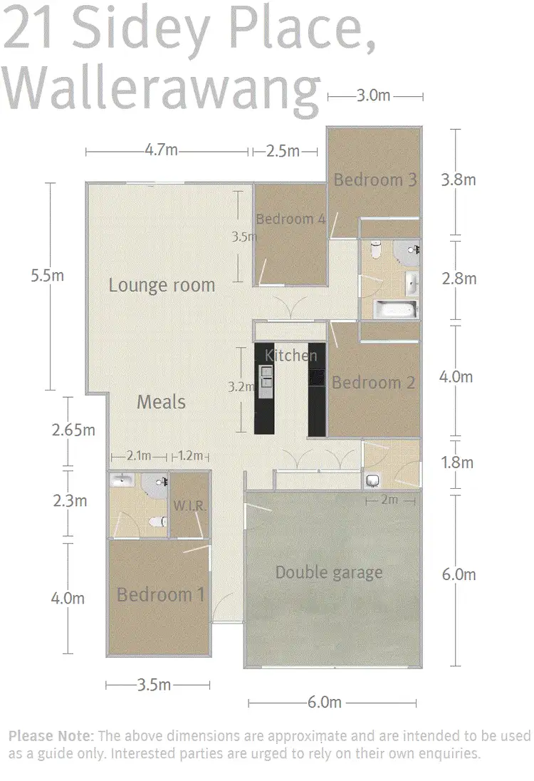 Floorplan of Homely house listing, 21 Sidey Place, Wallerawang NSW 2845