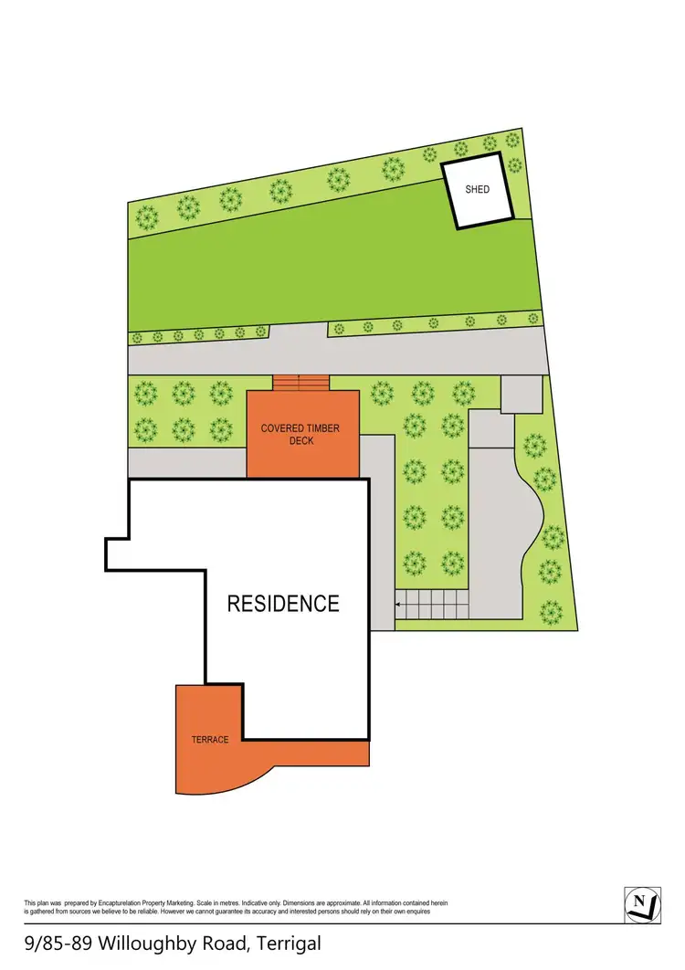 Floorplan of Homely townhouse listing, 9/85-89 Willoughby Road, Terrigal NSW 2260